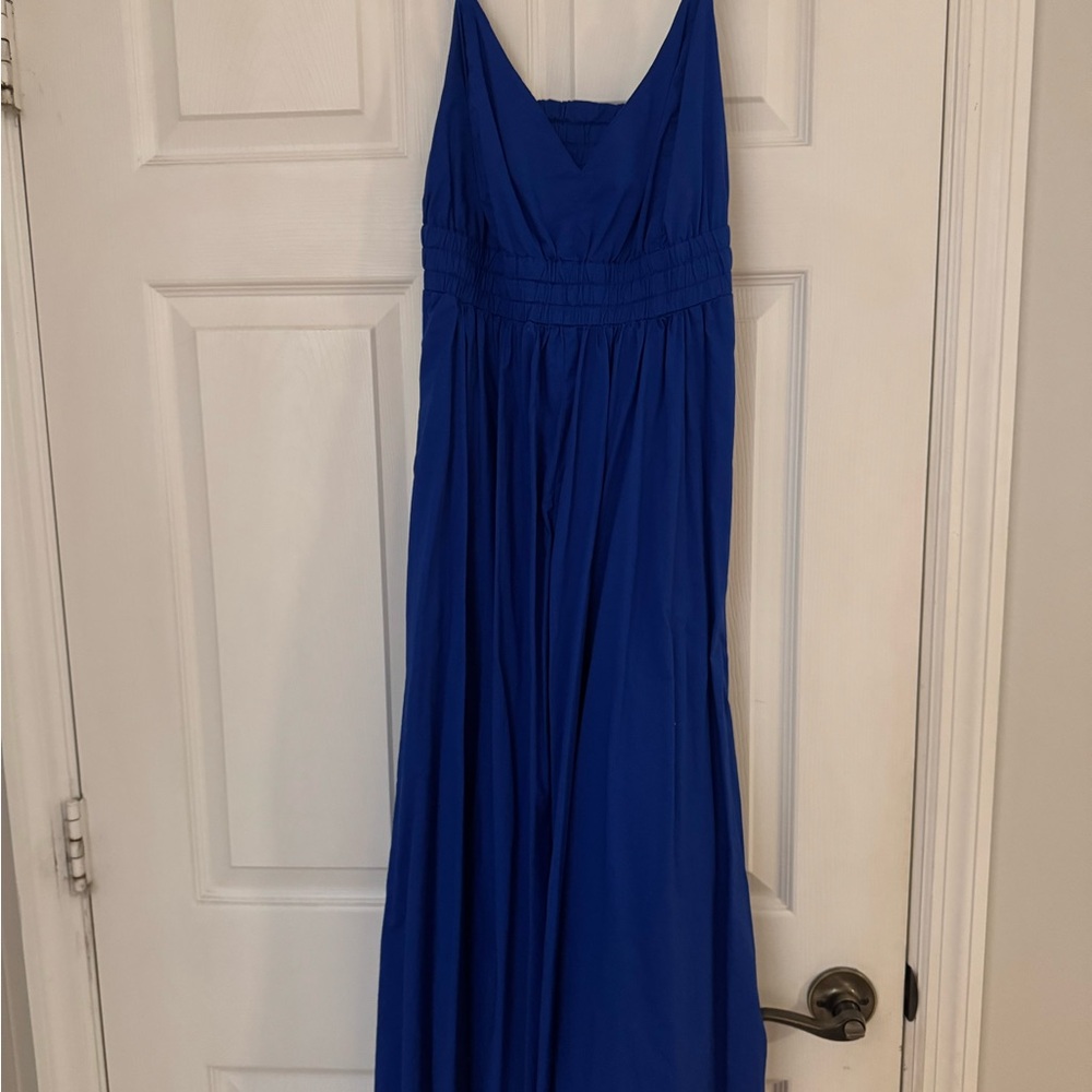 Old Navy Blue Spaghetti Strap Sundress Maxi